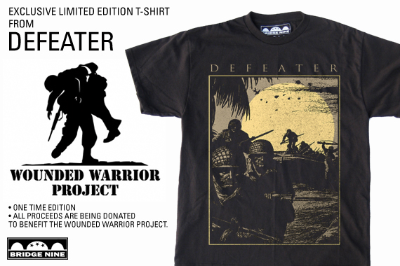 Defeater donating proceeds merch to Wounded Warrior Project