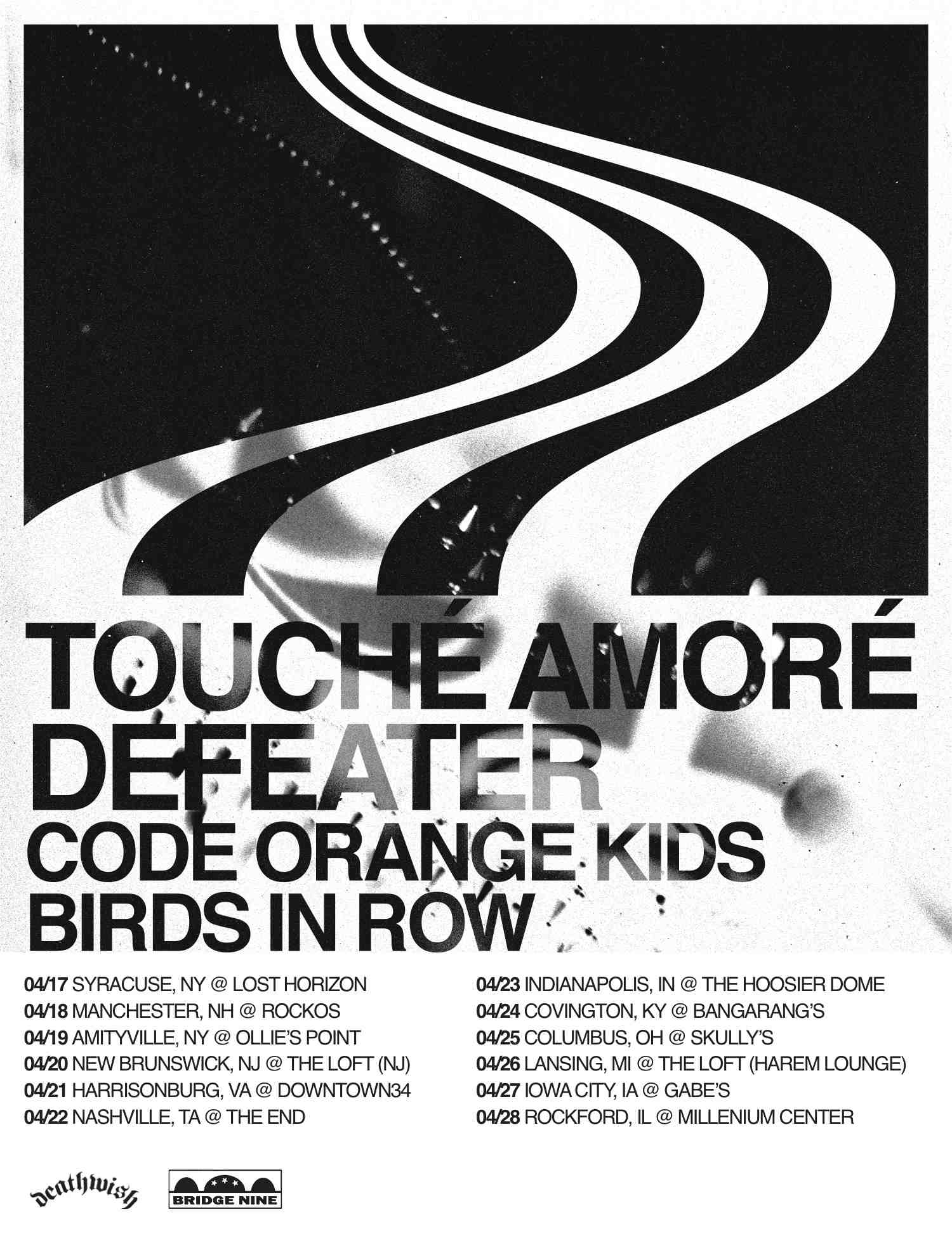 Touche Amore and Defeater touring North American in April