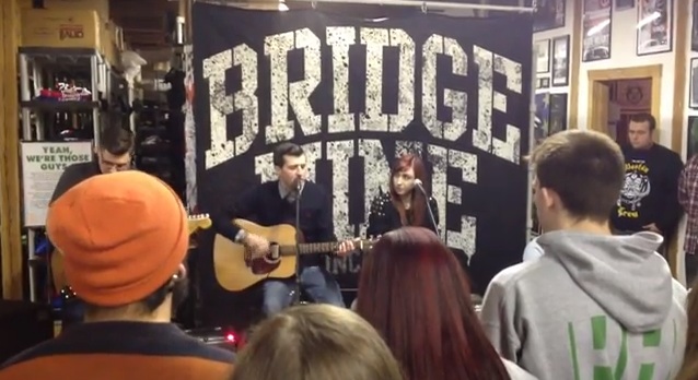Live video from Alcoa show at Bridge 9 office