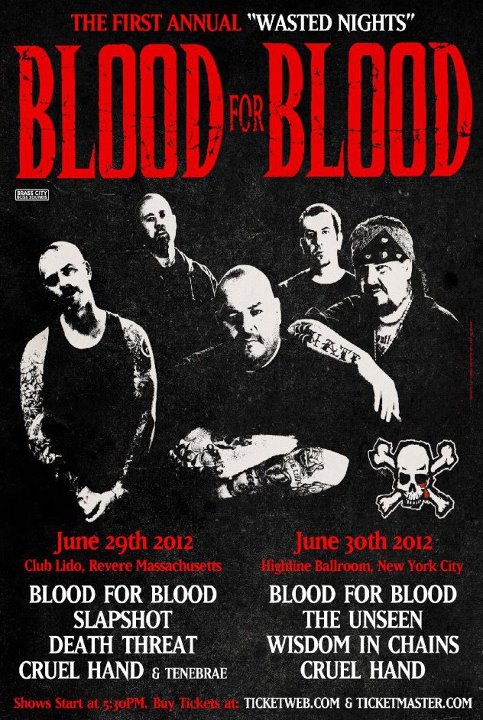 Blood for Blood forced to cancel ‘Wasted Nights’