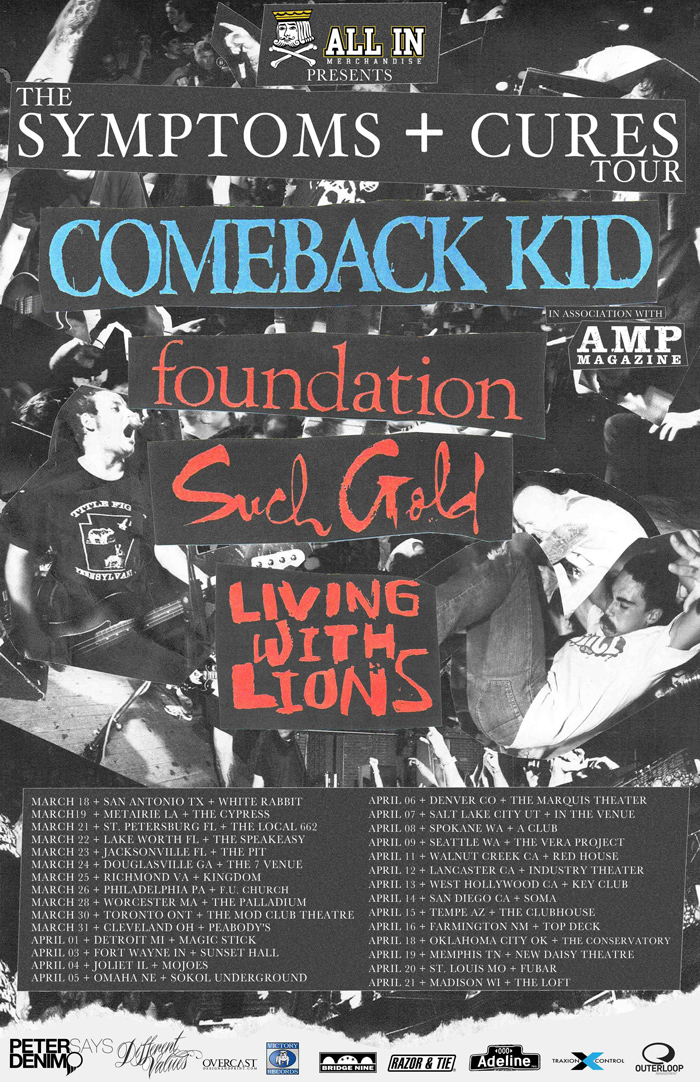 Foundation gearing up for The Symptoms & Cures tour