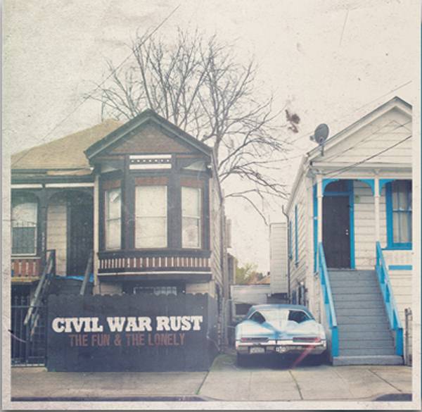 Civil War Rust sign with All For Hope records