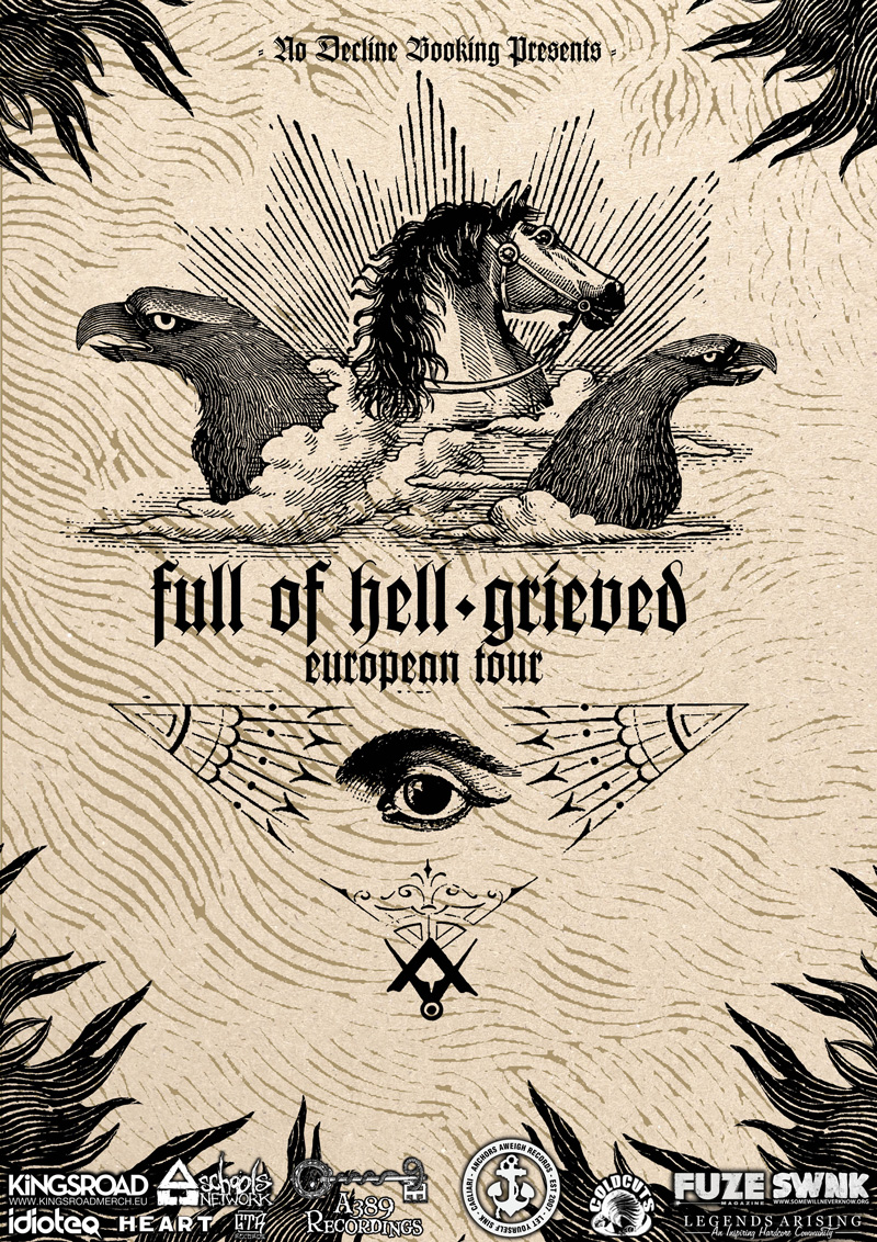Full Of Hell & Grieved touring Europe in April / May