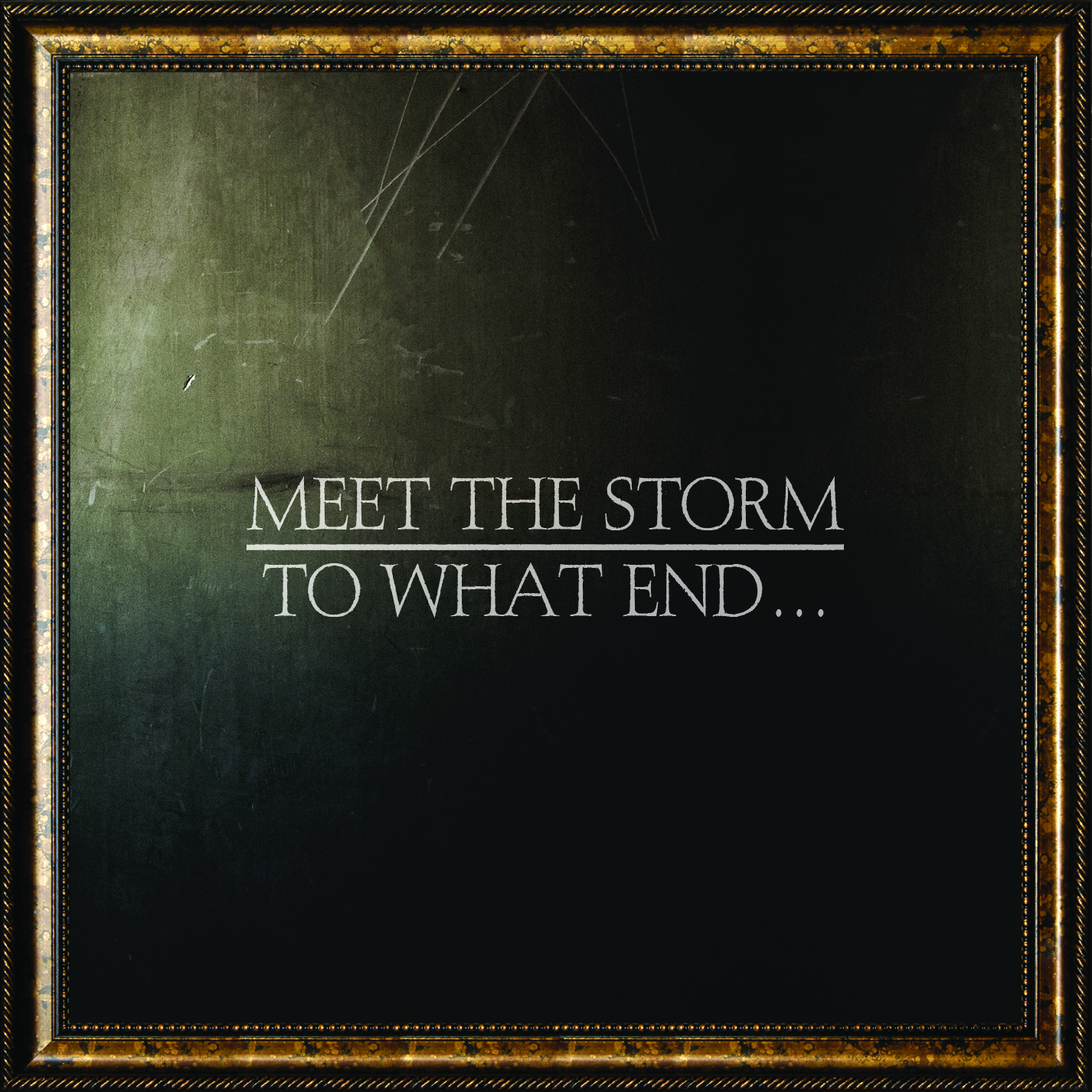 Meet The Storm – To What End…