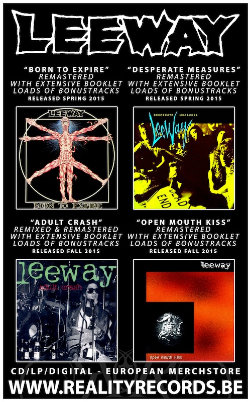 Reality Records re-releasing Leeway discography