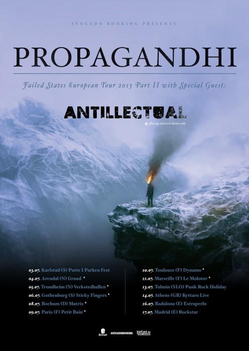 Antillectual to tour Europe with Propagandhi