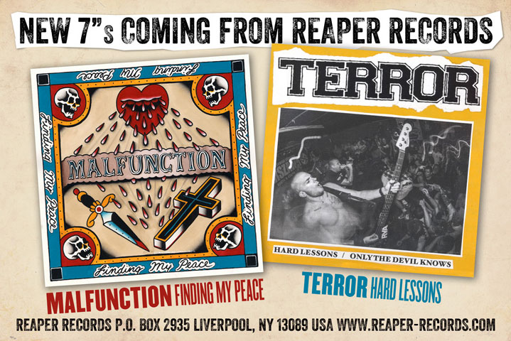 Terror, Chosen Ones, Malfunction releases coming up on Reaper