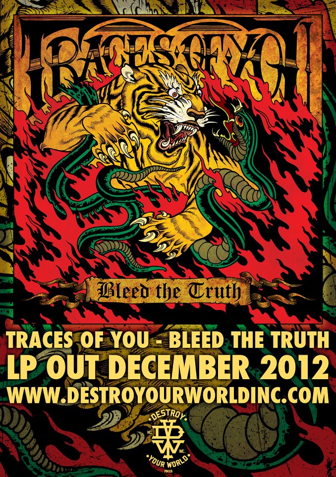 Destroy Your World to release Traces Of You – Bleed The Truth LP