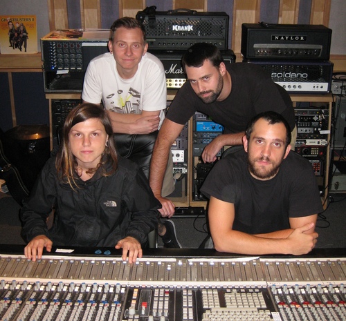 Veara in the studio to record second Epitaph release